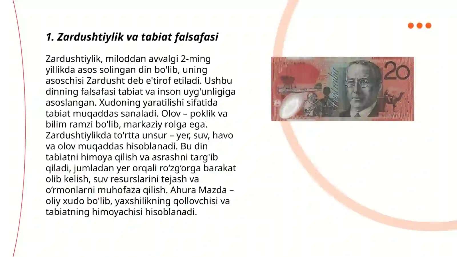 Zardushtiylikda tabiatning ulug'lanishi 3