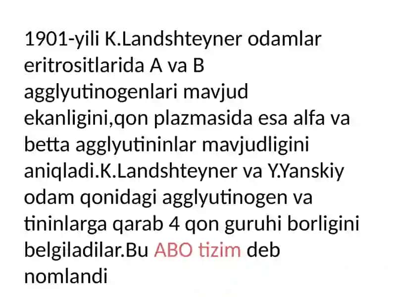 Qon guruhlari 3
