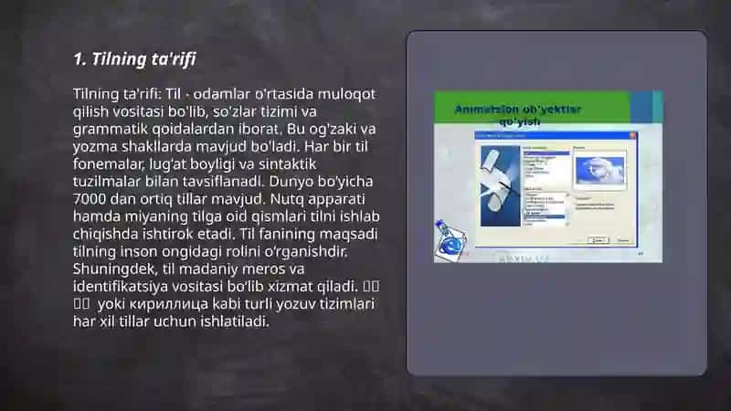 1-mavzu:Til haqida umumiy ma'lumot.Til va jamiyat 3