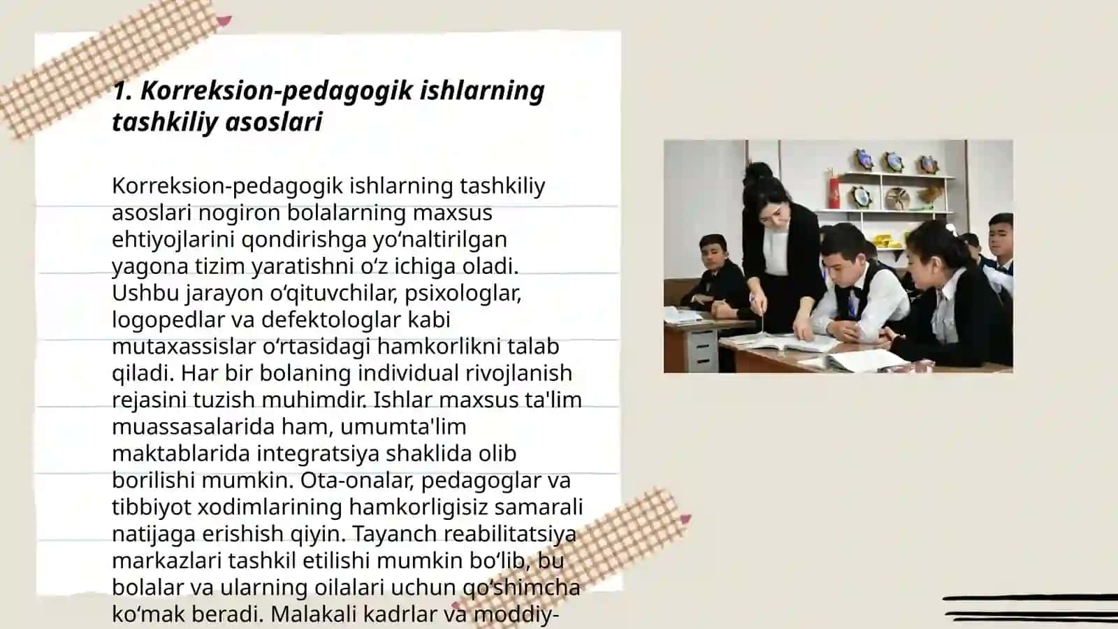 Korreksion-pedagogik ishlarni tashkil etishning asoslari 3