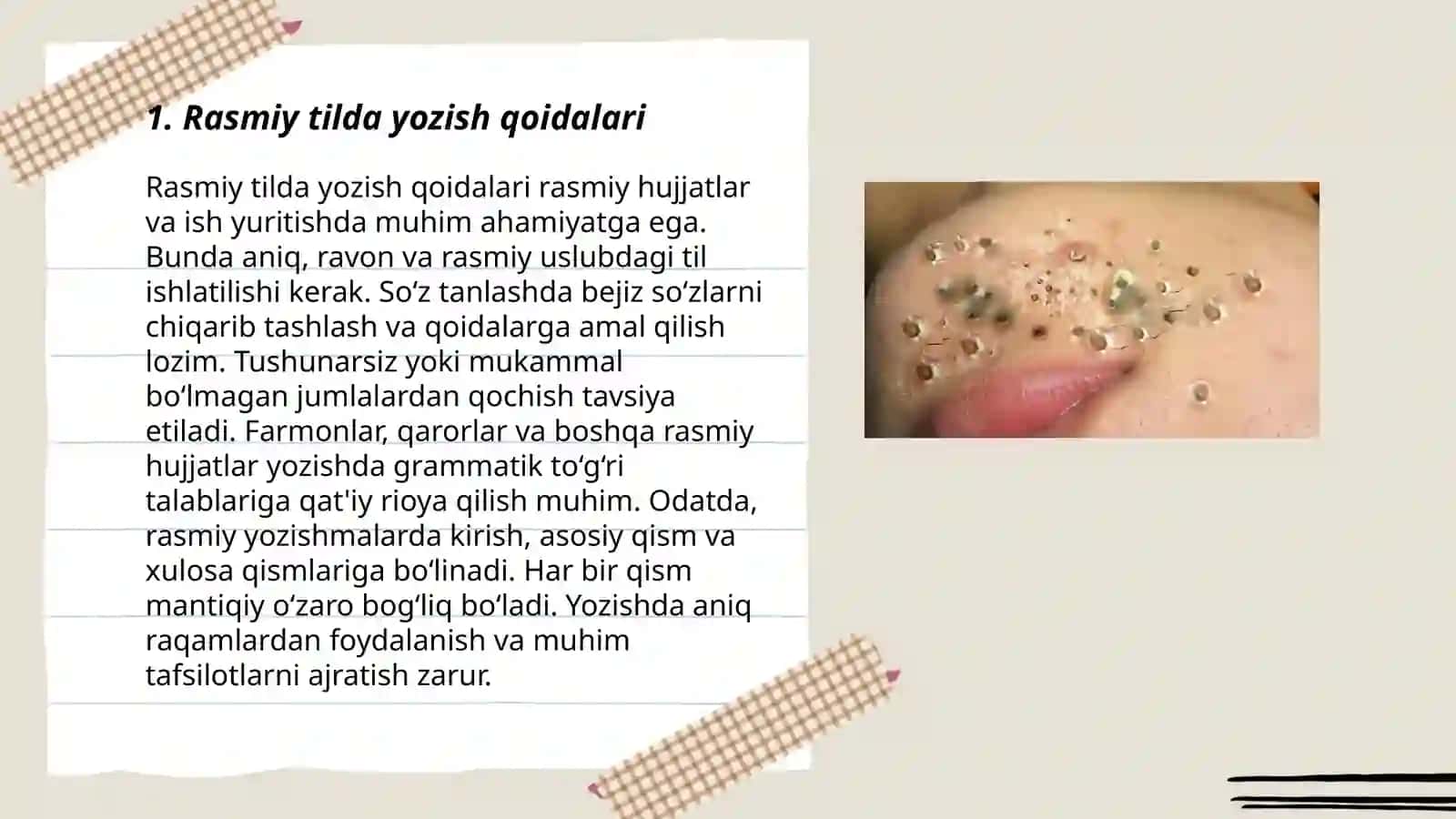 Rasmiy tilda yozish qoidalari 3