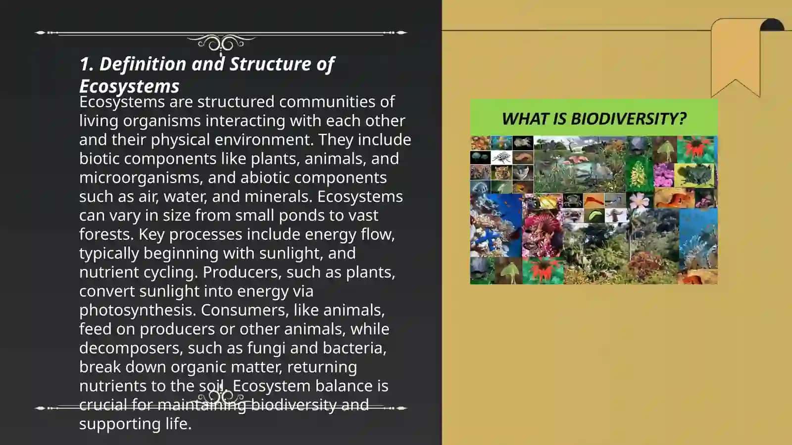 Ecosystems and Biodiversity 3
