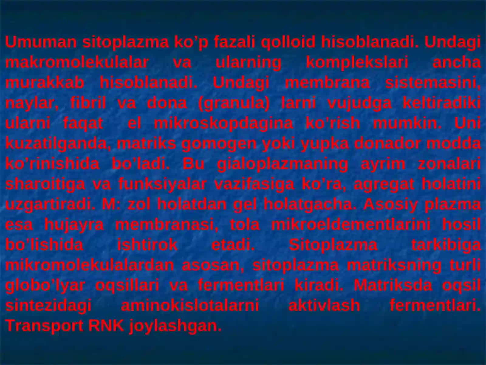 Sitoplazma va hujayrani vakuolyor tizimi 3