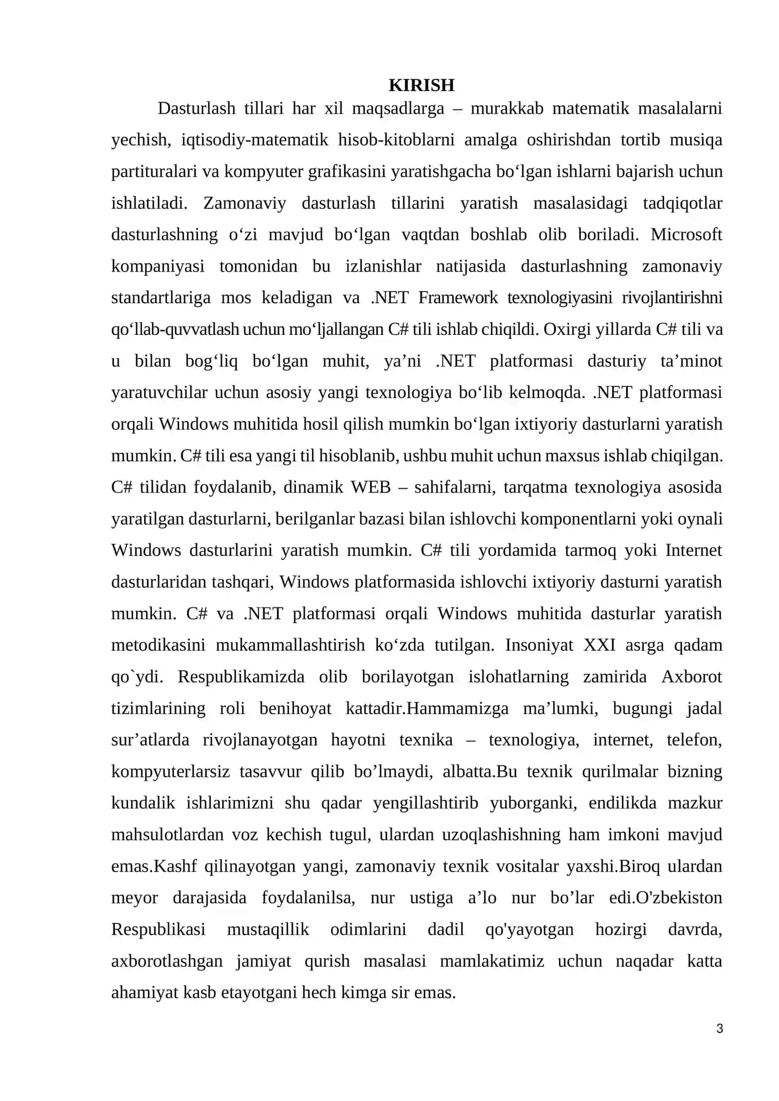 DASTURLASHDA XOSSALARDAN FOYDLANISH. GET VA SET BLOKLARI 3