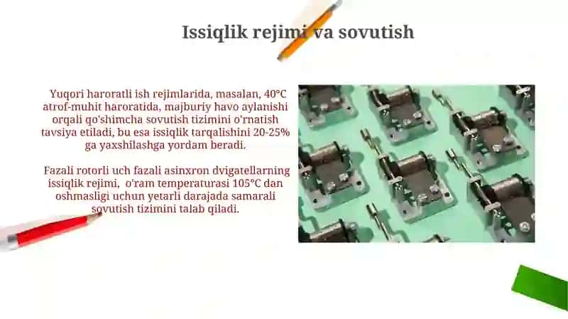 Fazali rotorli uch fazali asinxron dvigatellar 3