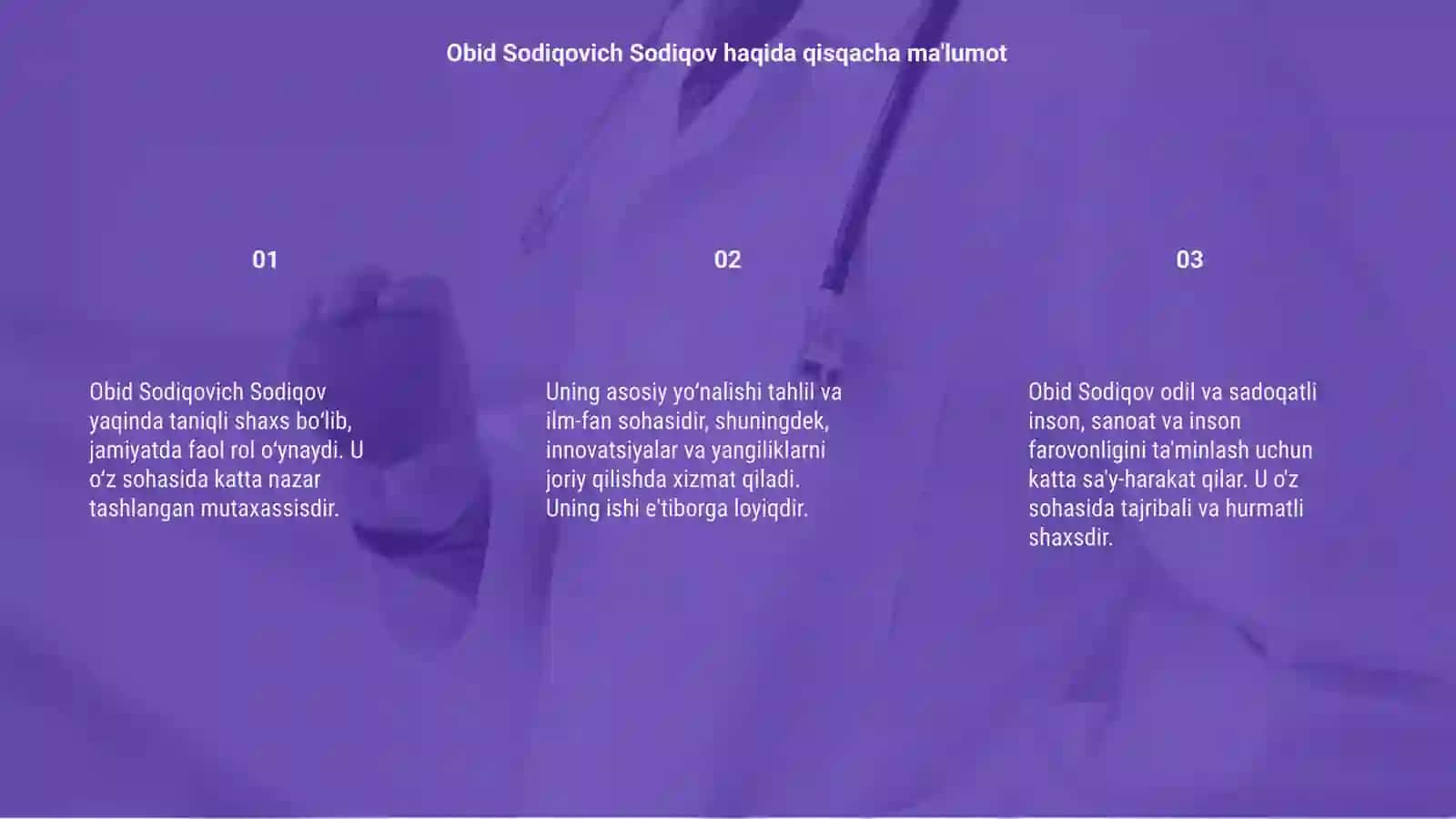 Obid Sodiqovich Sodiqov 3