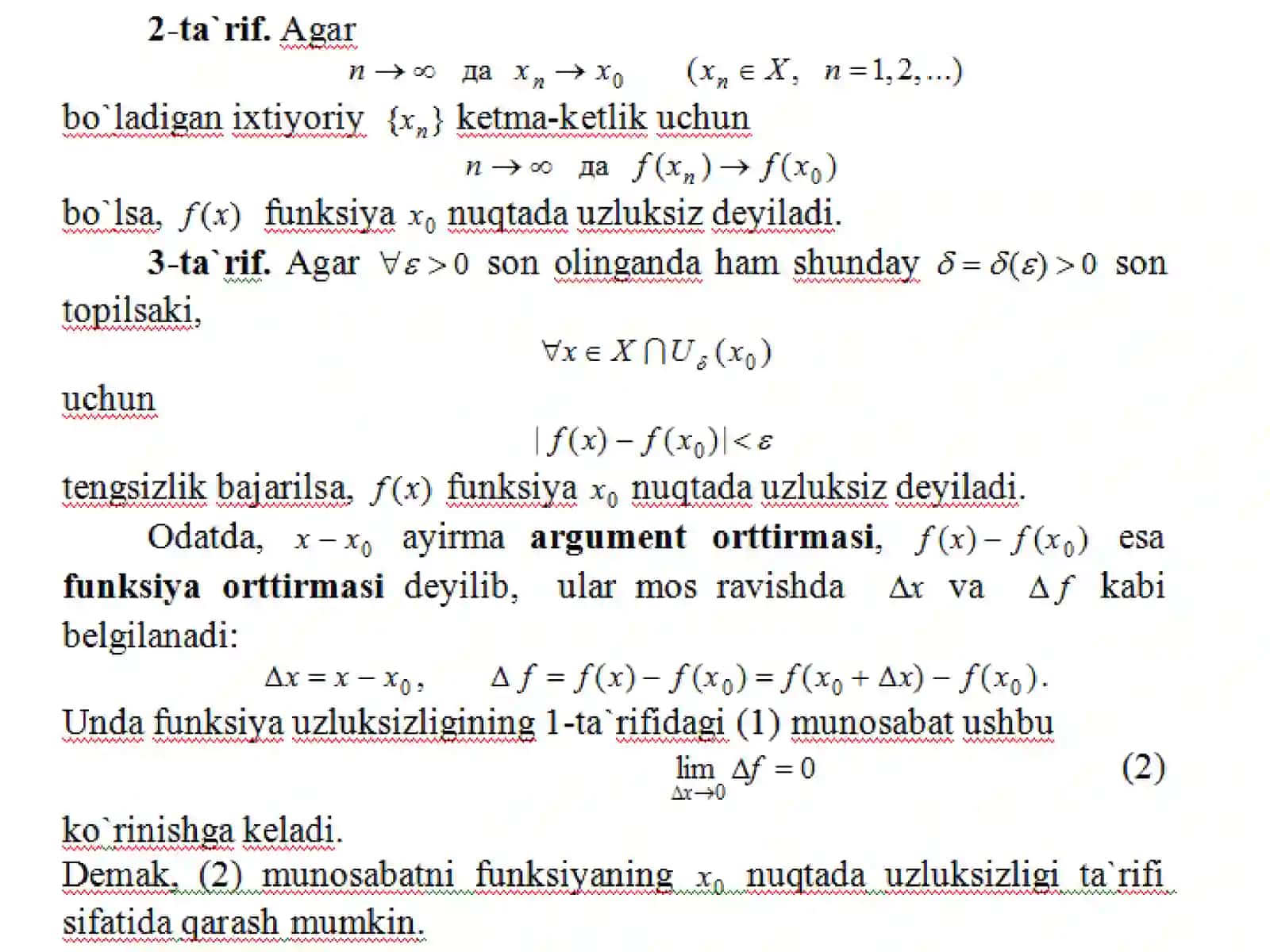 FUNKSIYANING UZLUKSIZLIGI 3