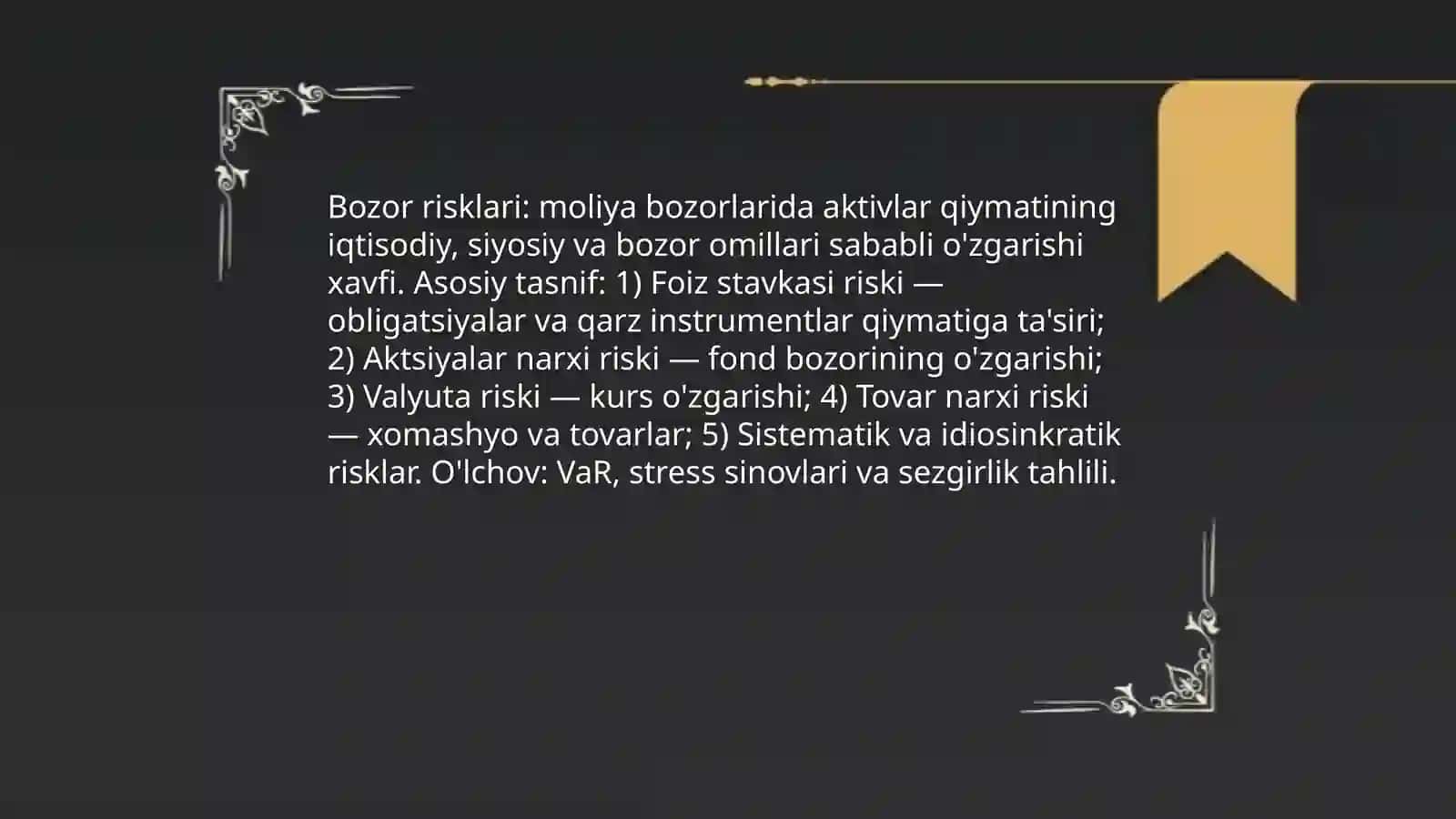 Bozor risklari 3