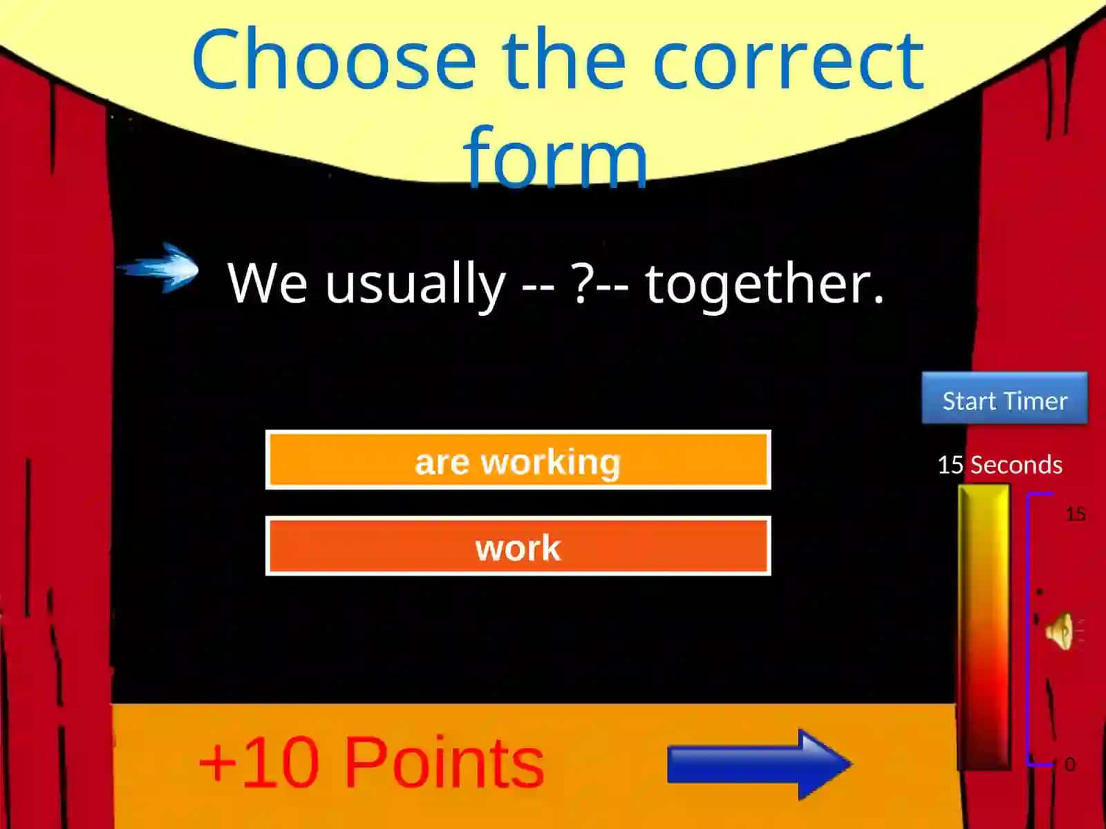 Choose the correct form 3
