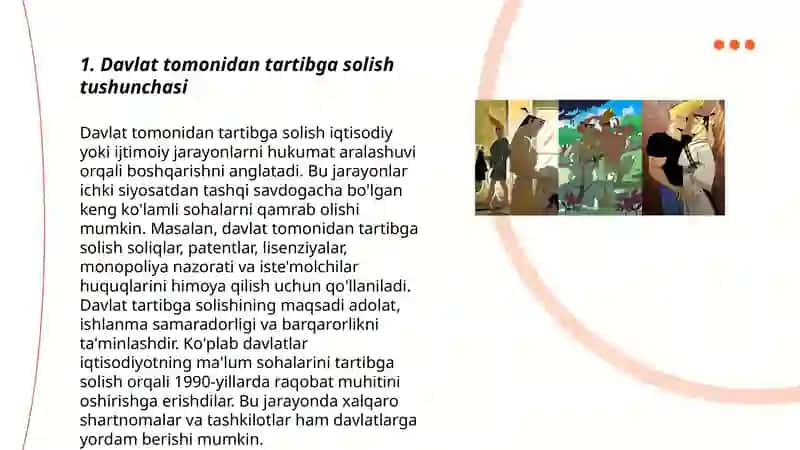 Davlat tomonidan tartibga solish 3