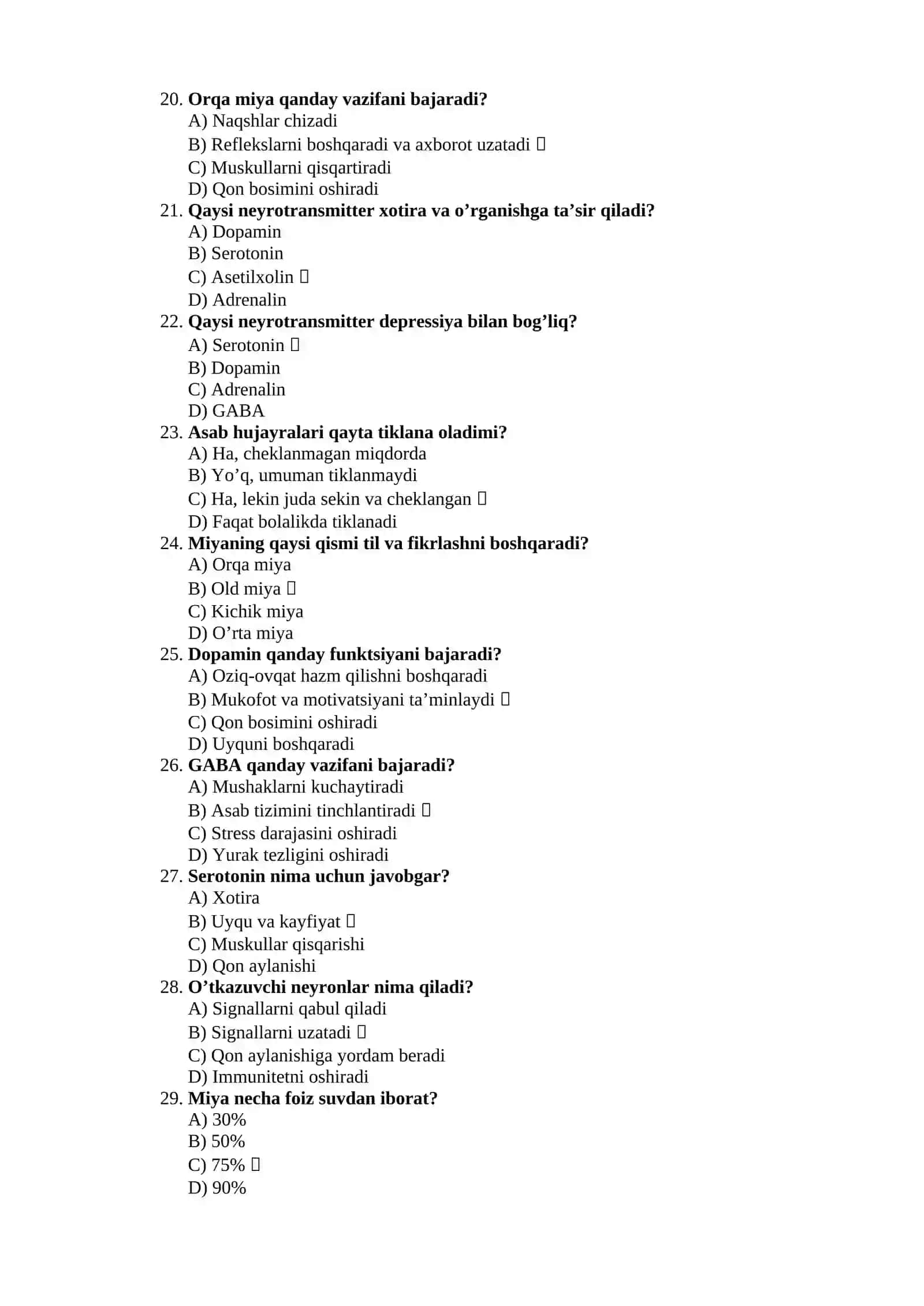 NERV TOLALARI FIZALOGIYASI. SINAPSLAR FIZALOGIYASI 3