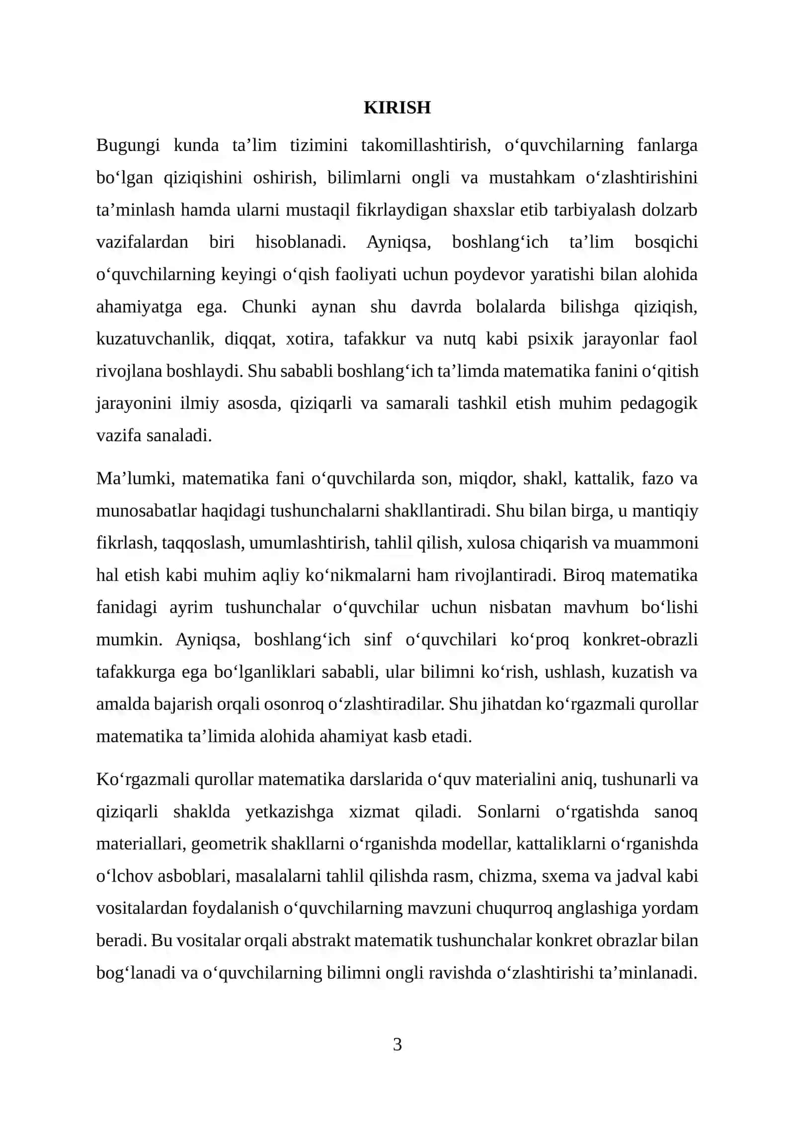 Matematikani o‘qitishda foydalanimagan ko‘rgazmali qurollar va ulardan foydalansih 3