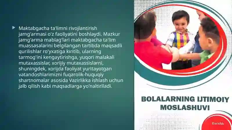 Bolalarning ijtimoiy moslashuvi fanining boshqa fanlar bilan aloqasi 3