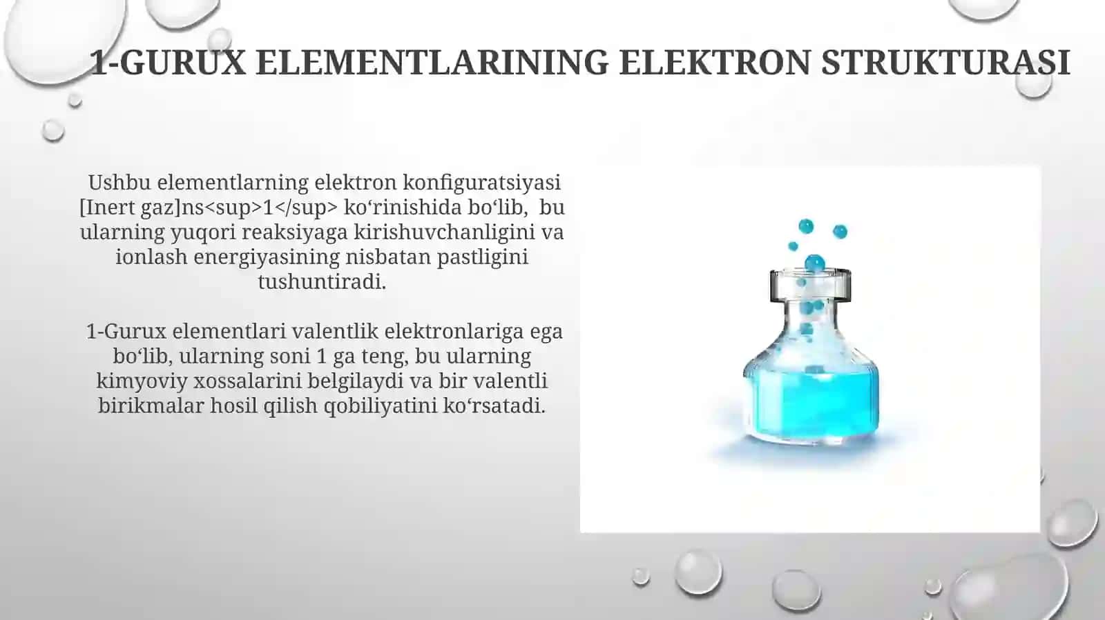 1-Gurux Elementlarining Kimyodagi Ahamiyati 3