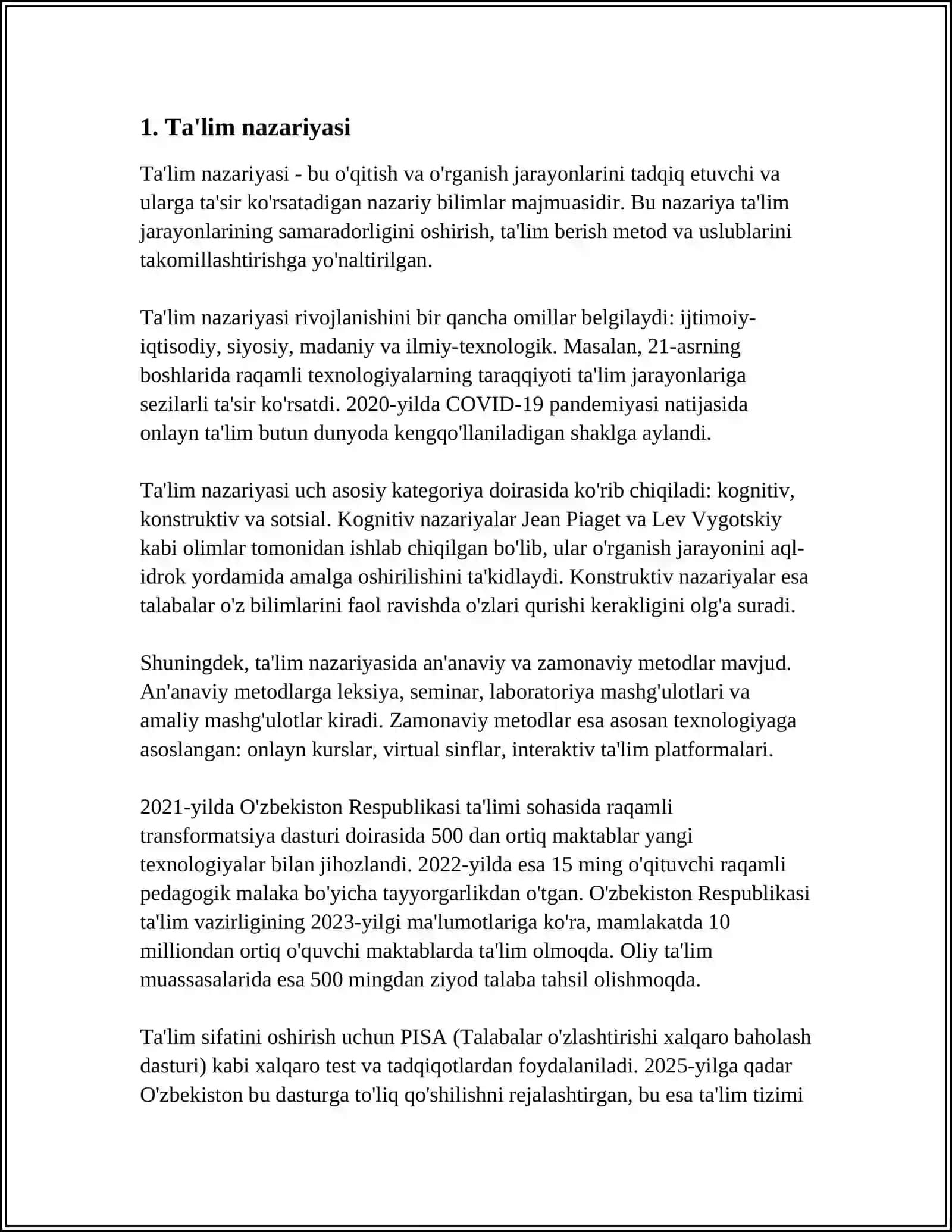 PEDAGOGIKA FANINING TARMOQLARI 3