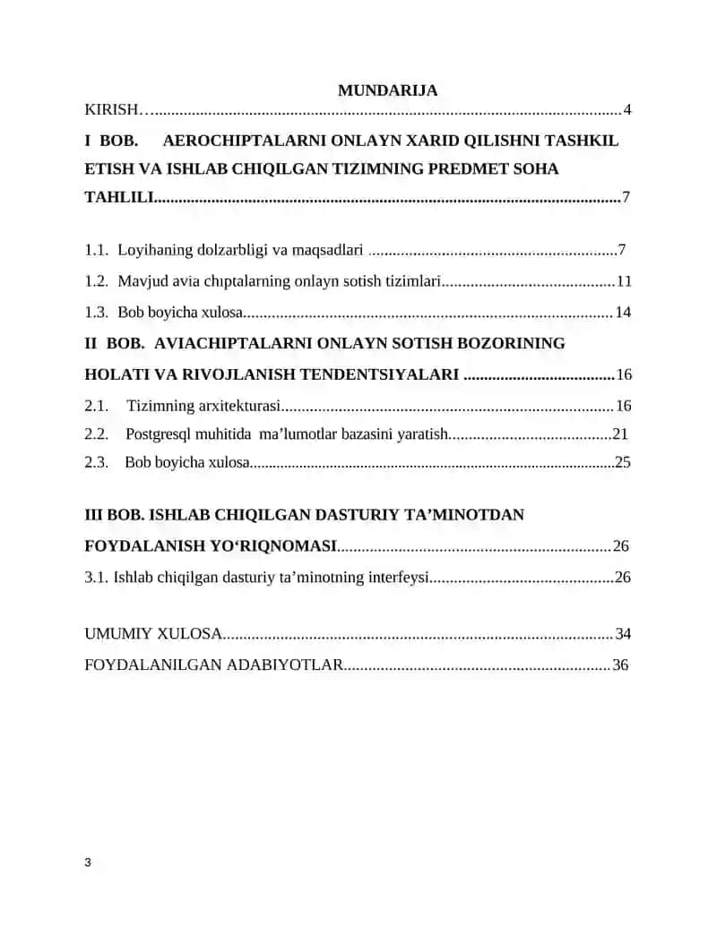 Aerochiptalarni onlayn xarid qilishni tashkil etish 3