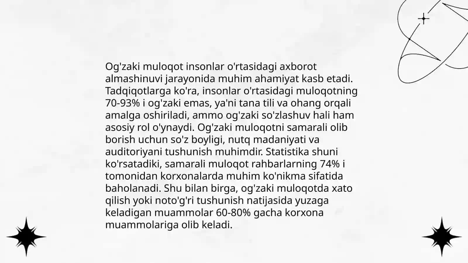 Og'zaki muloqot 3