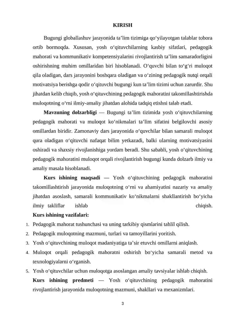 Yosh o’qituvchining pedagogik mahoratini takomillashtirishda muloqotning ahamiyati 3