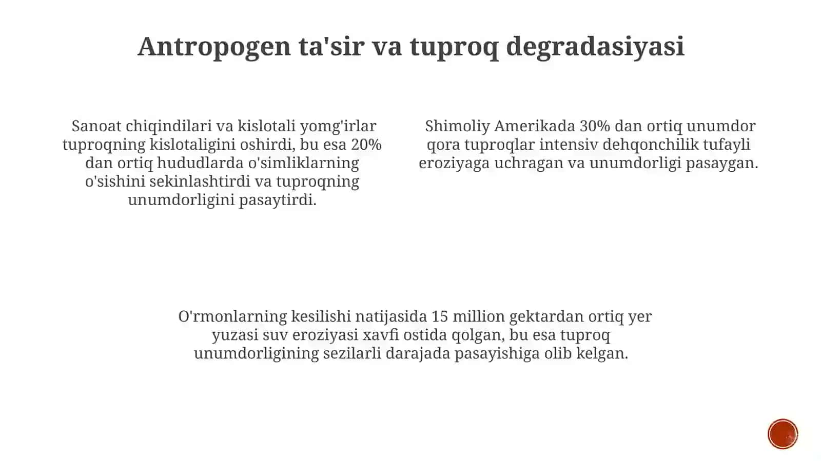 Shimoliy Amerika materialning tuproqlari va oʻsimliklari 3