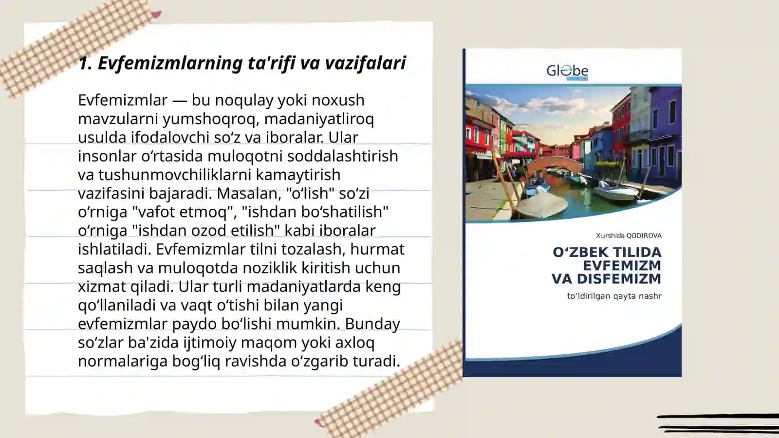 O'zbek tilida evfemizmlar va disfemizmlar 3