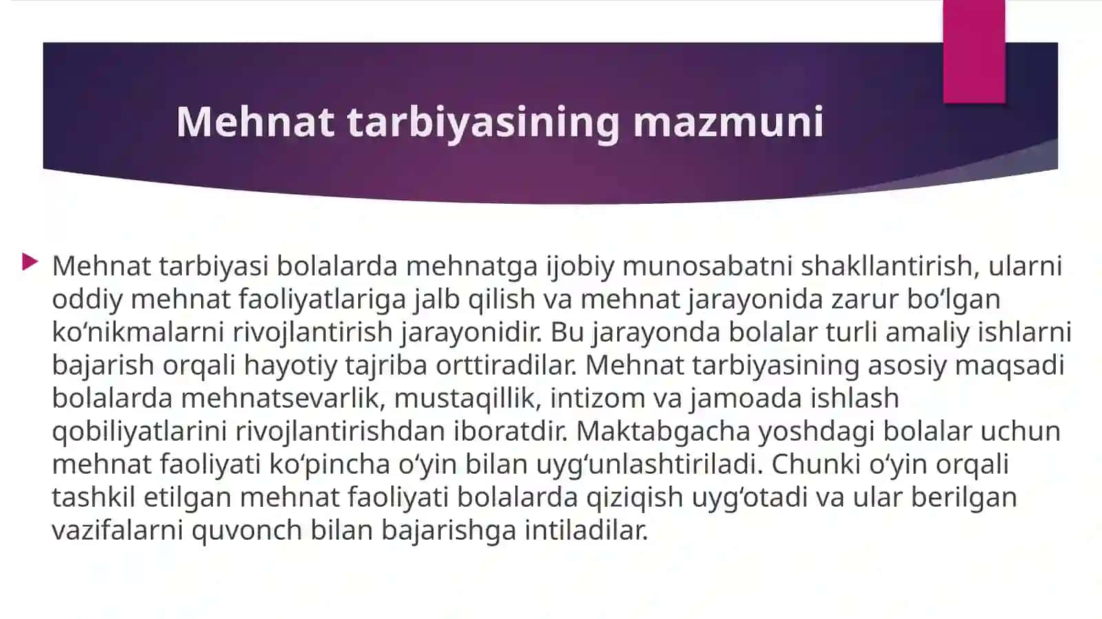 Bolalarni mehnat malaka va ko‘nikmalarini shakllantirish orqali maktabga tayyorlash 3