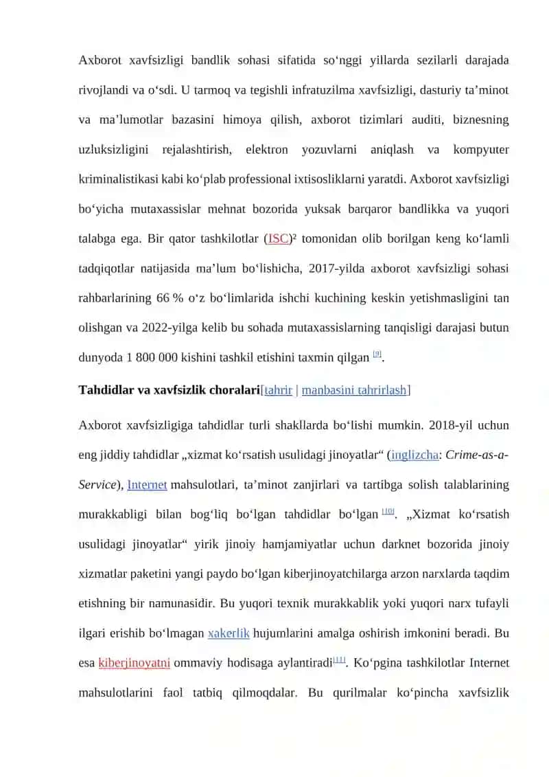 Axborot xavfsizligi 3