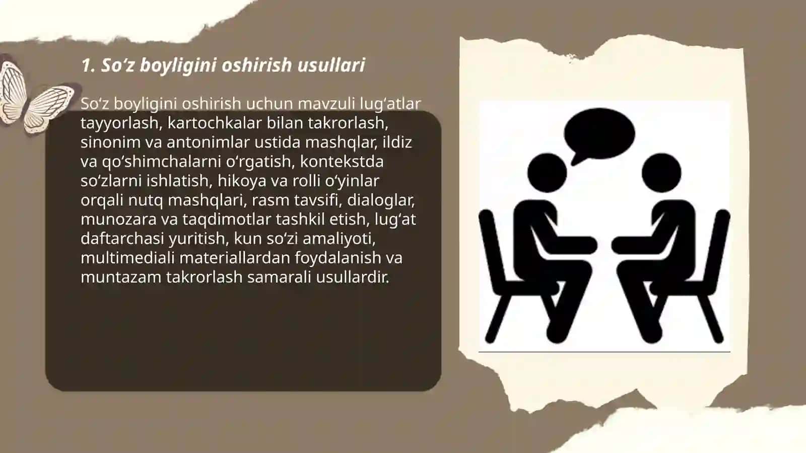 Soʻz boyligini oshirish usullari 3