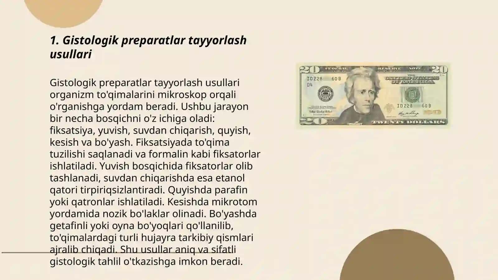 Gistologiya fanidan qoʻllanadigan oʻrganish usullari 3