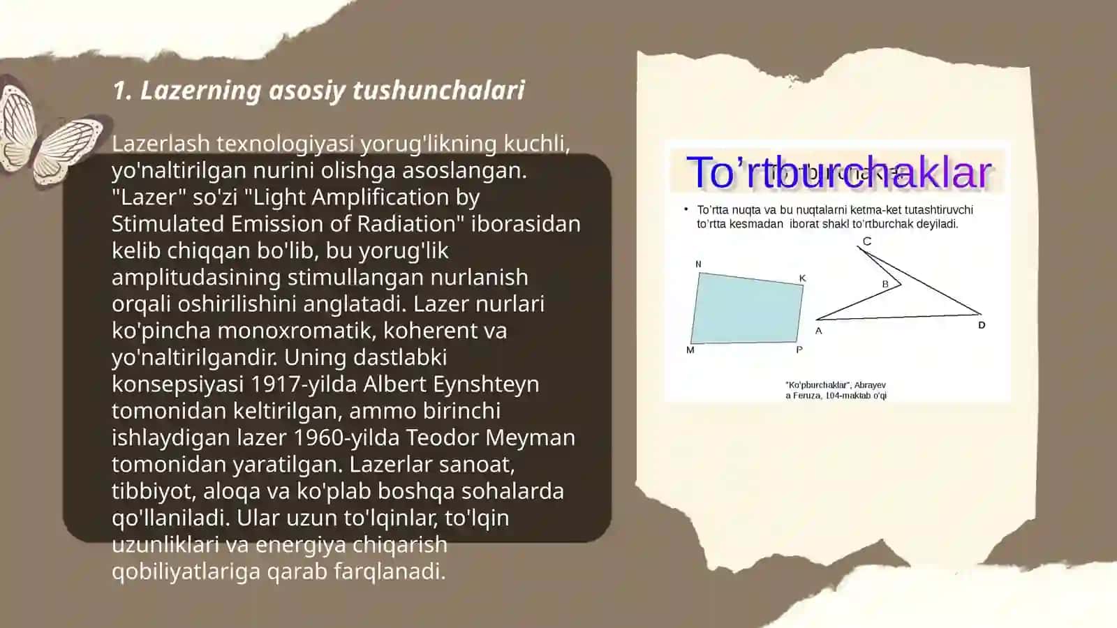 Lazerlar.OKG va ularning turlari.Lazer turlarini xossalari va tibbiyotda qo'llanishi 3