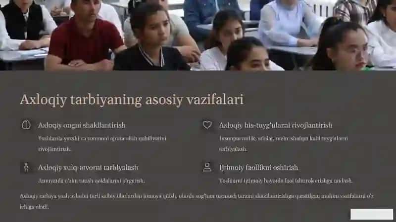 Yoshlar axloqiy tarbiyasi: dolzarb masalalar 3