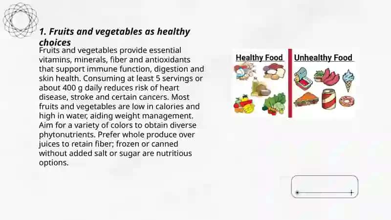 Healthy and Unhealthy foods 3