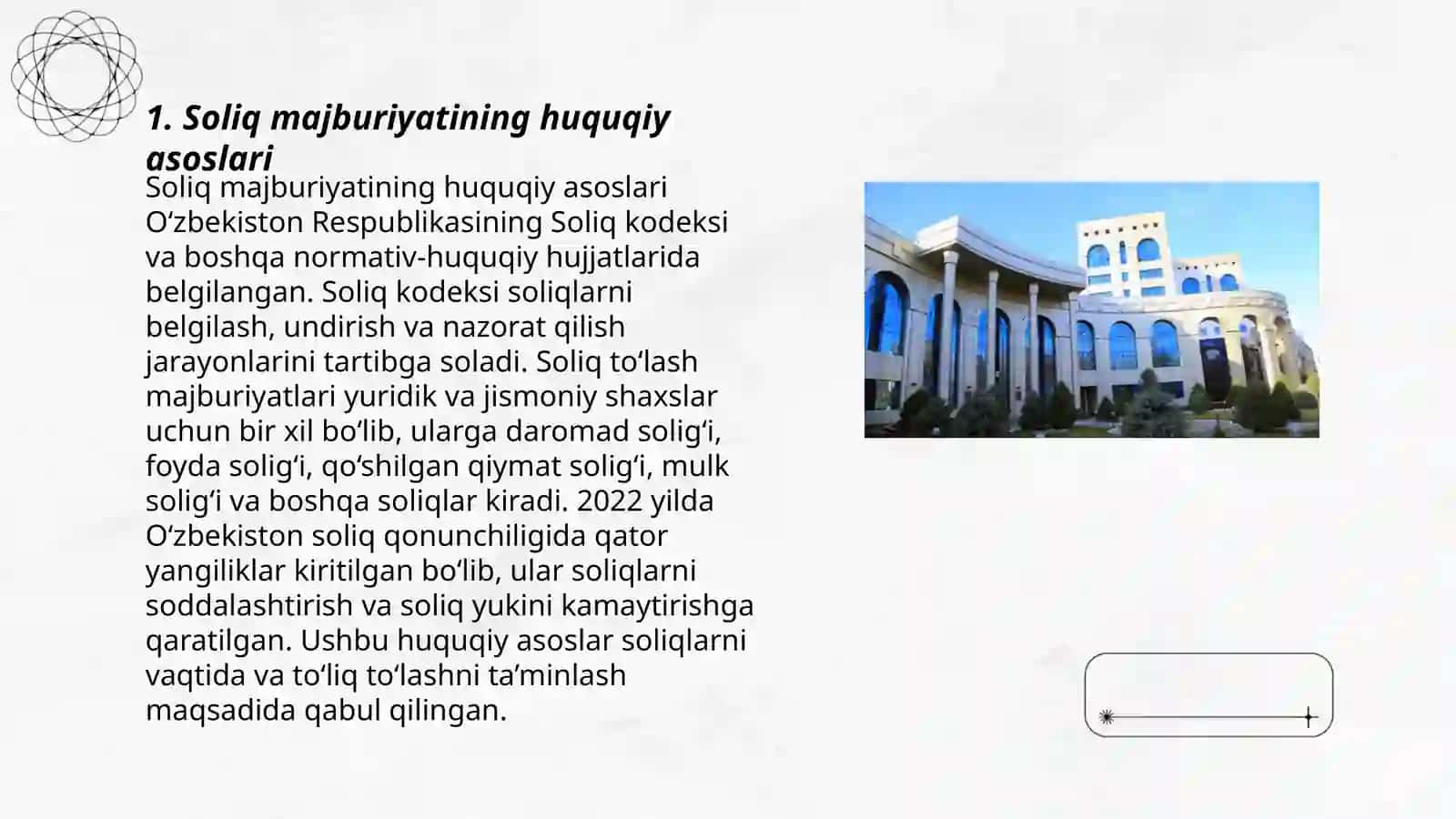 Soliq majburiyatining huquqiy asoslari 3