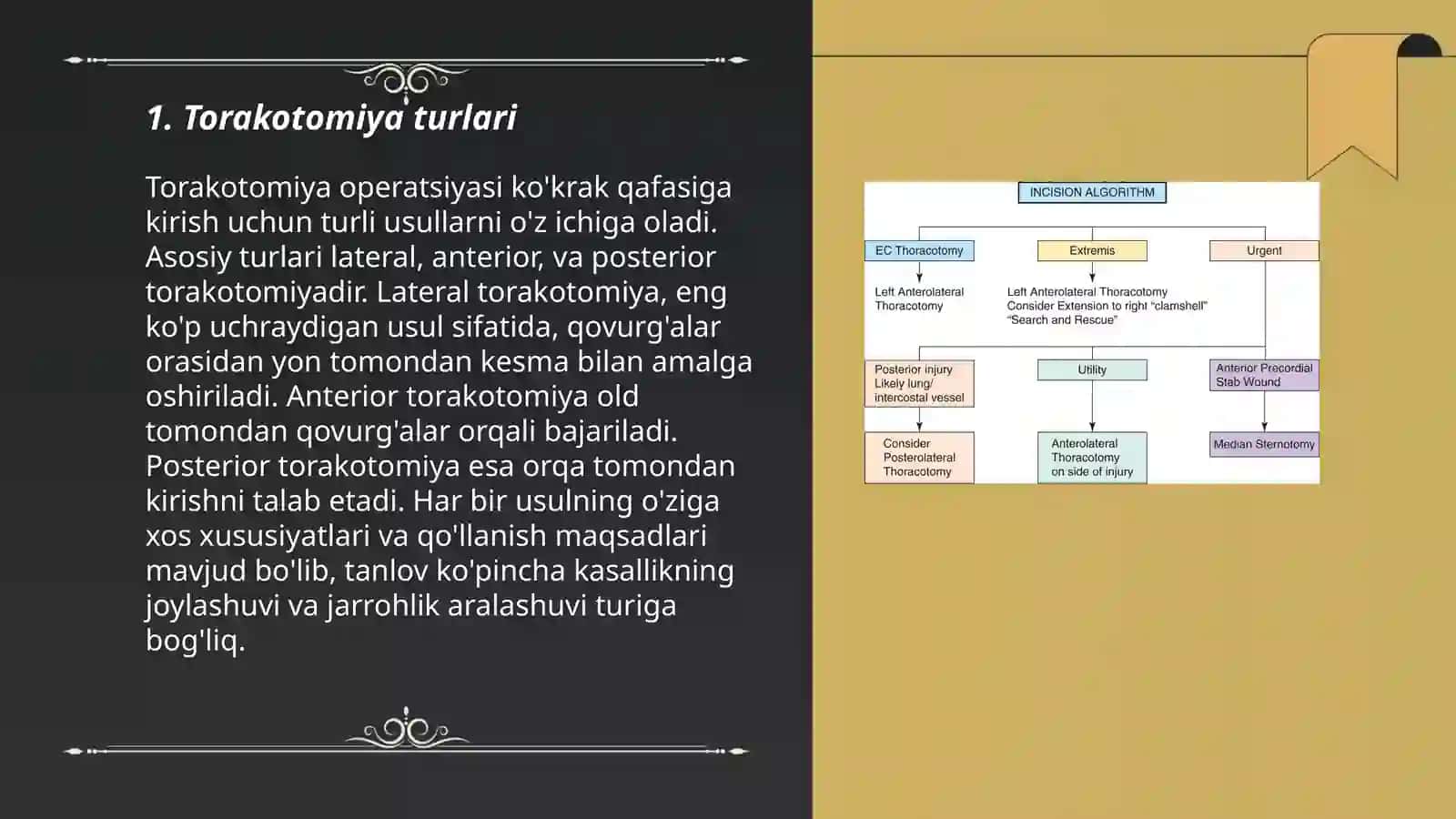 Torakotomiya xususiyatlari 3