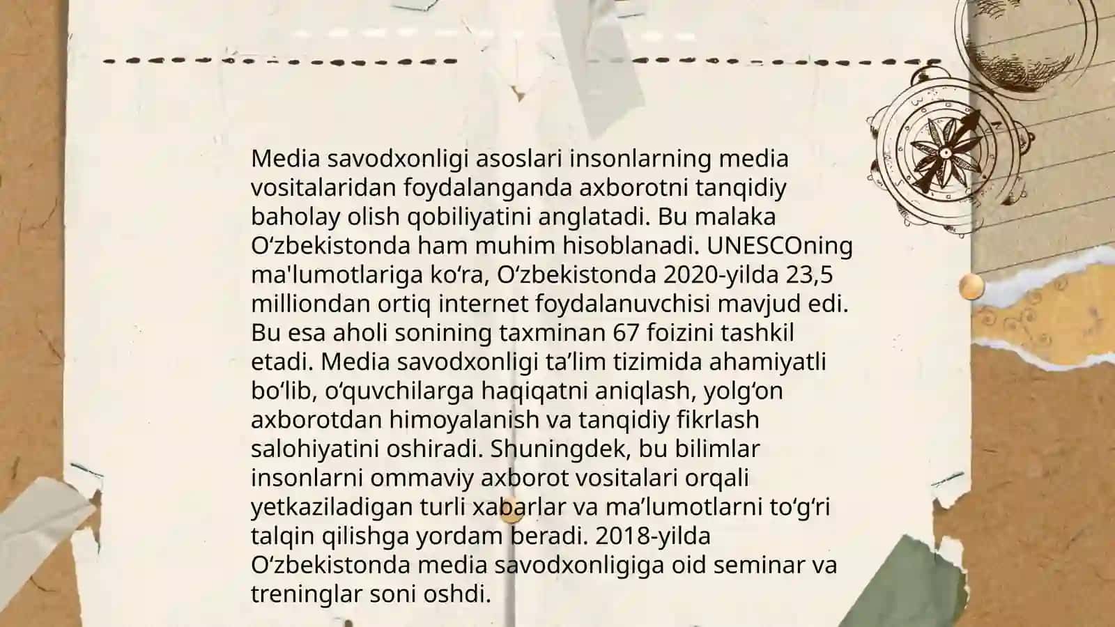 Media va axborot savodxonligi 3