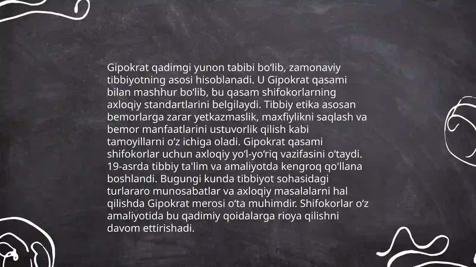 Gipokrat va Tibbiy Etika 3
