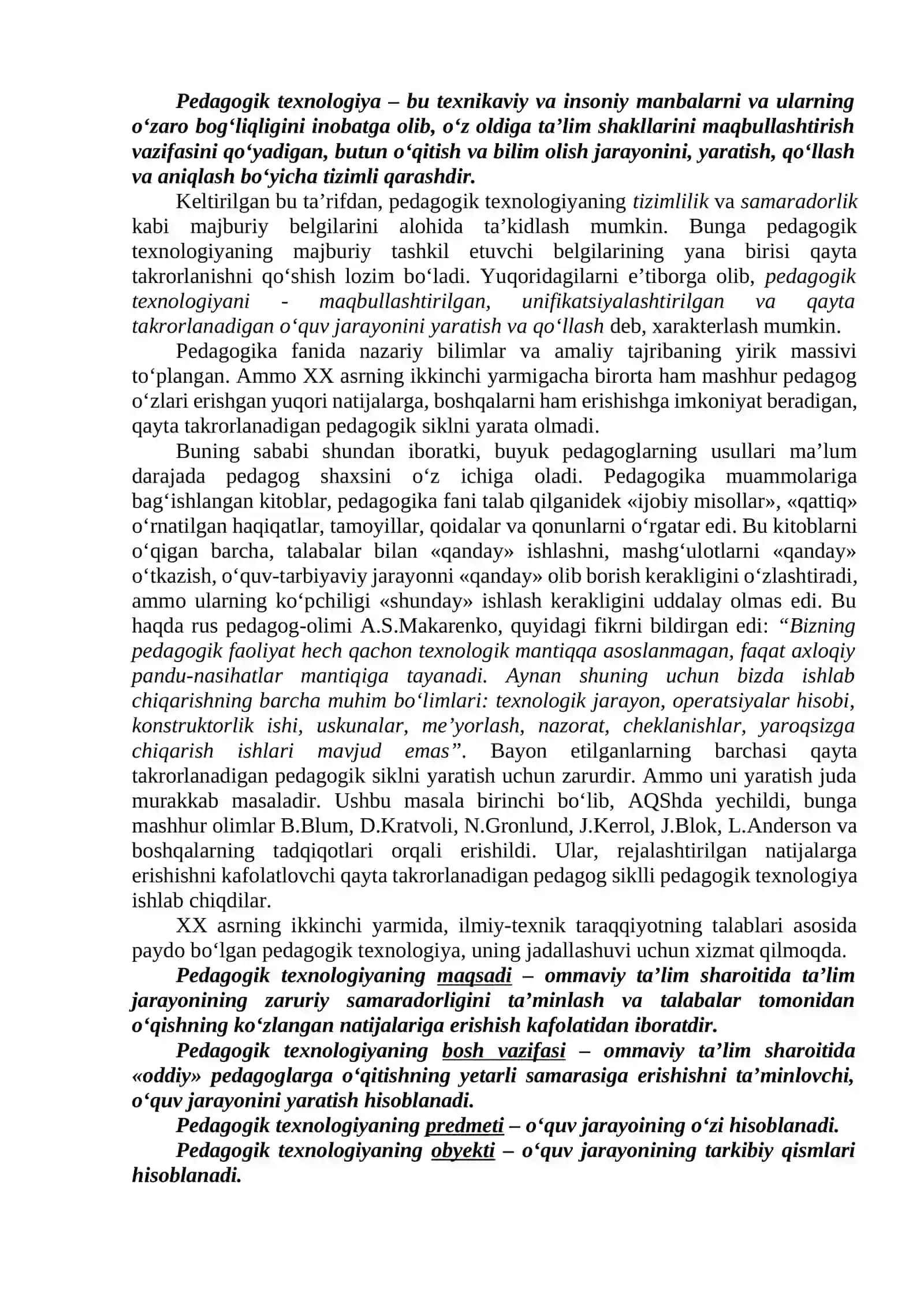 PEDAGOGIK TEXNOLOGIYALARNING PEDAGOG KASBIY RIVOJLANISHIDA TUTGAN OʻRNI 3