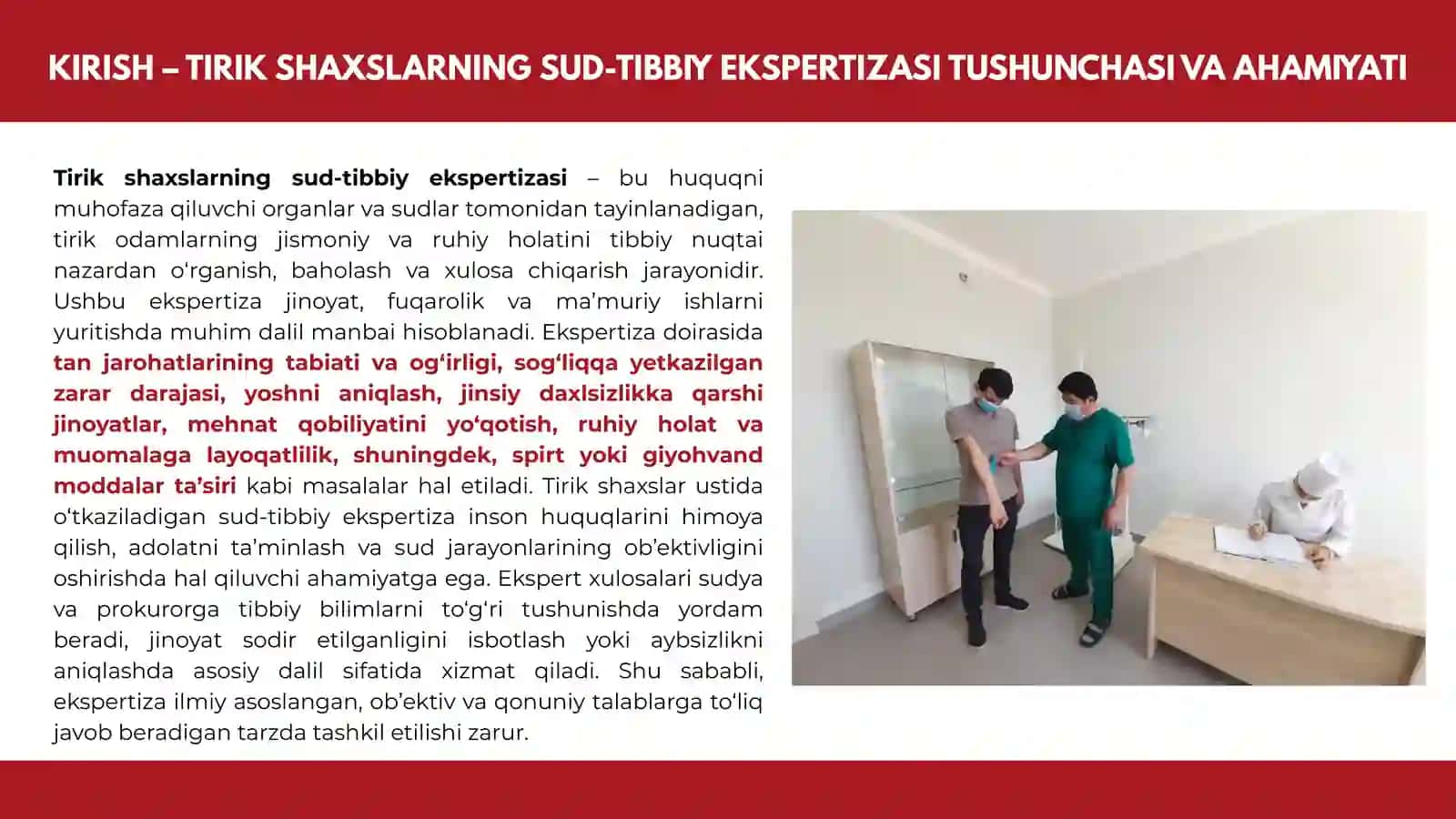 Tirik Shaxslarning Sud-Tibbiy Ekspertizasi 3