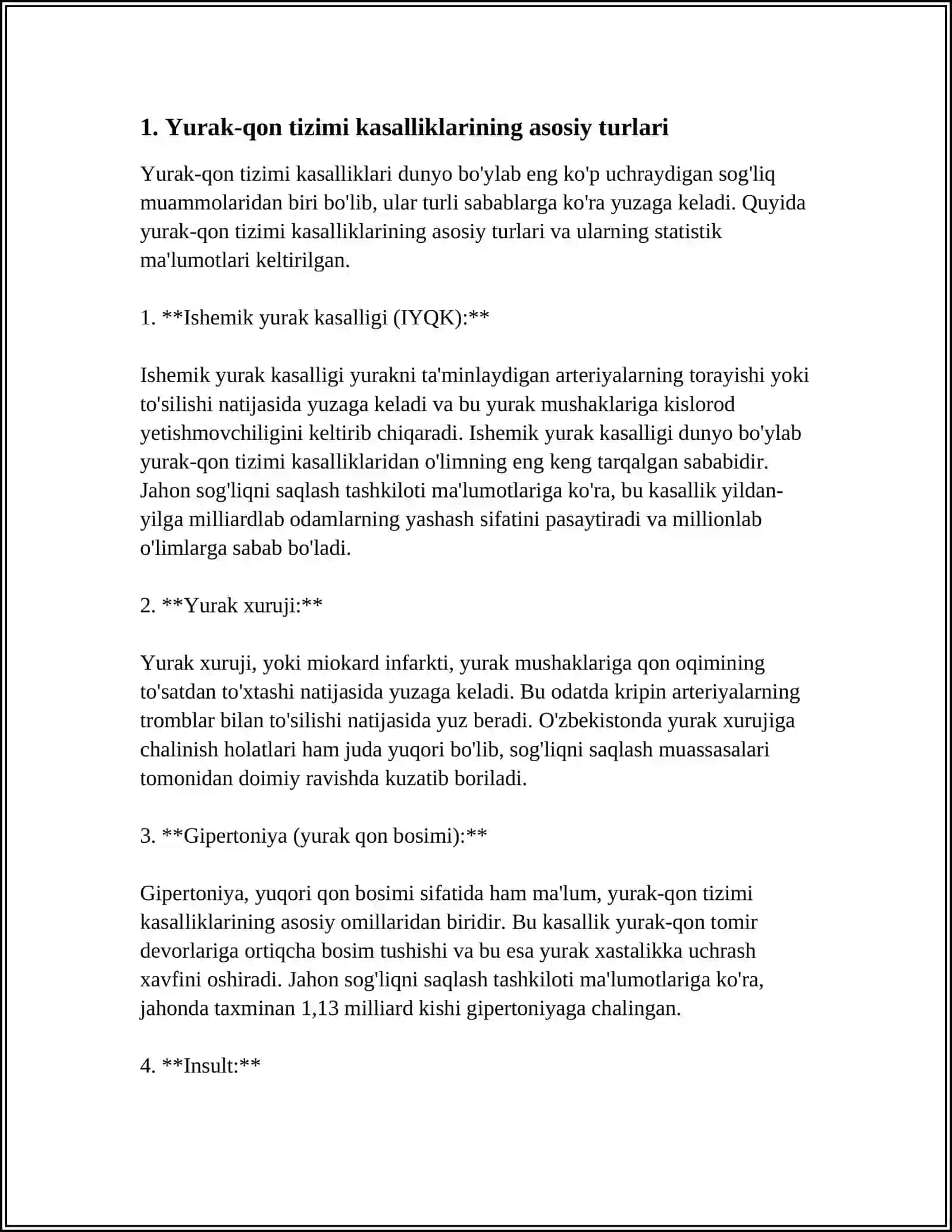 Qariyalarda Yurak-qon Tizimi Kasalliklarida Hamshirlik Jarayonini Olib Borish 3