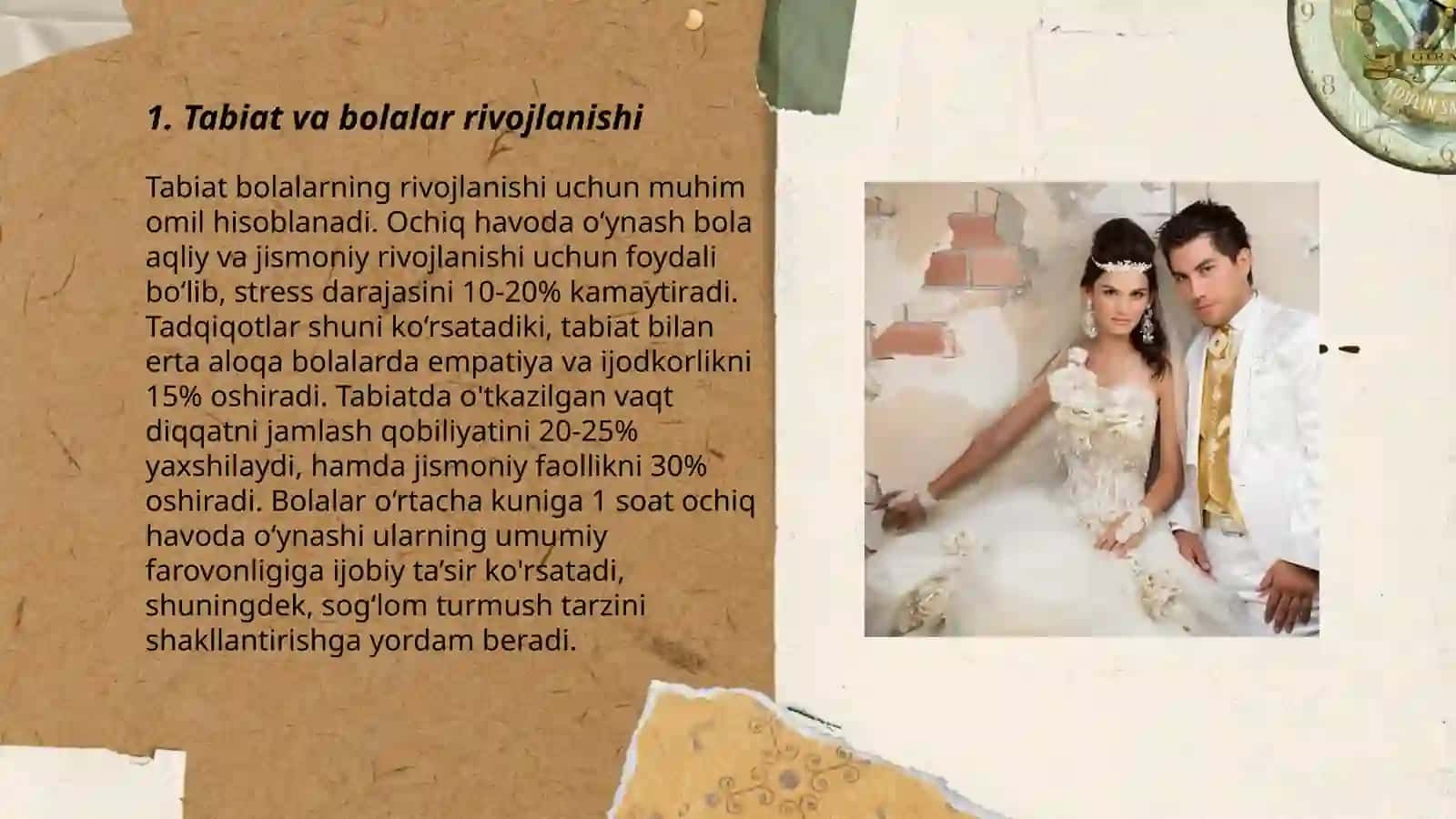 Tabiat va Bolalar Rivojlanishi 3