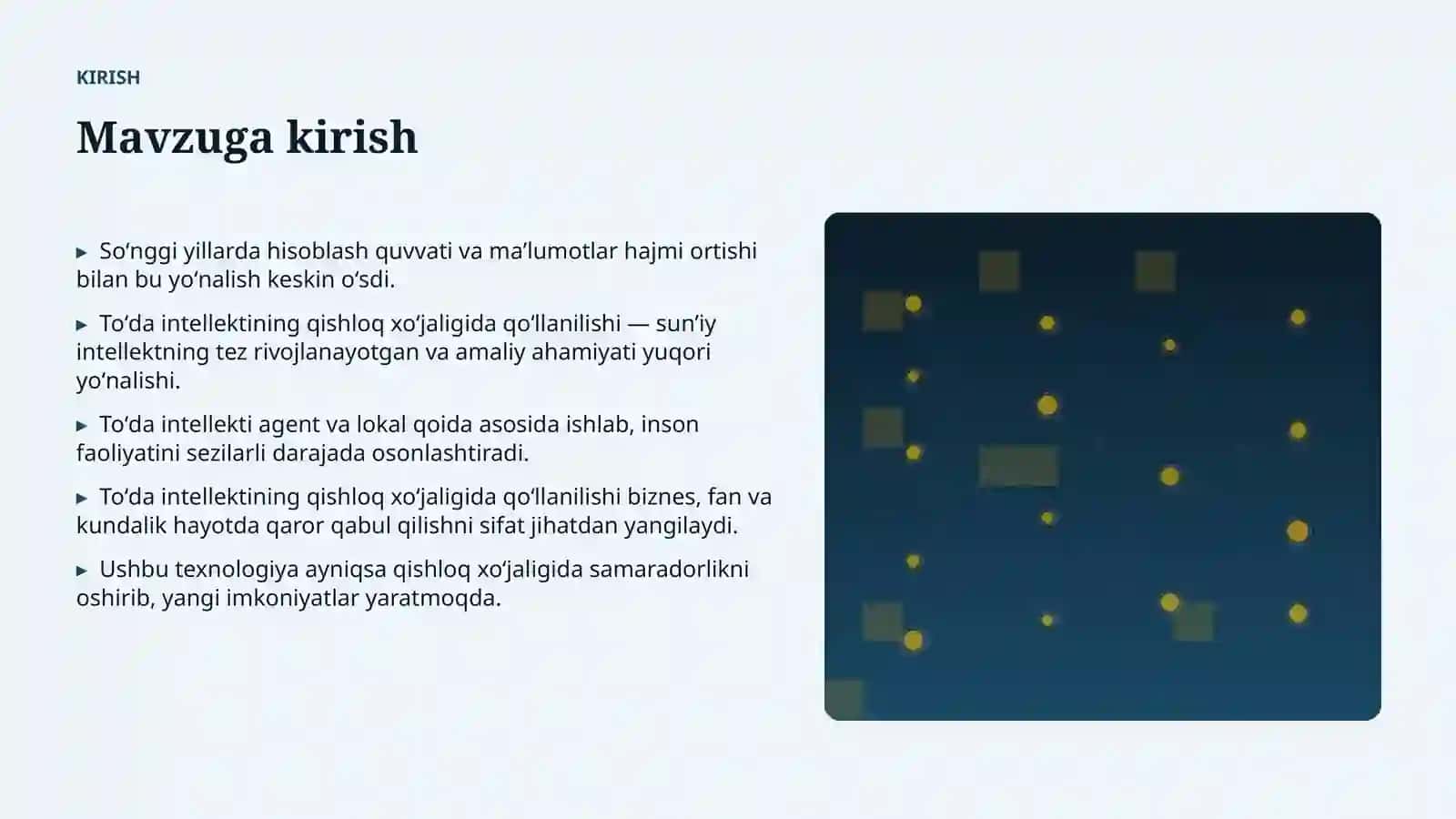 SUNʼIY INTELLEKT • PROFESSIONAL TAQDIMOT 3