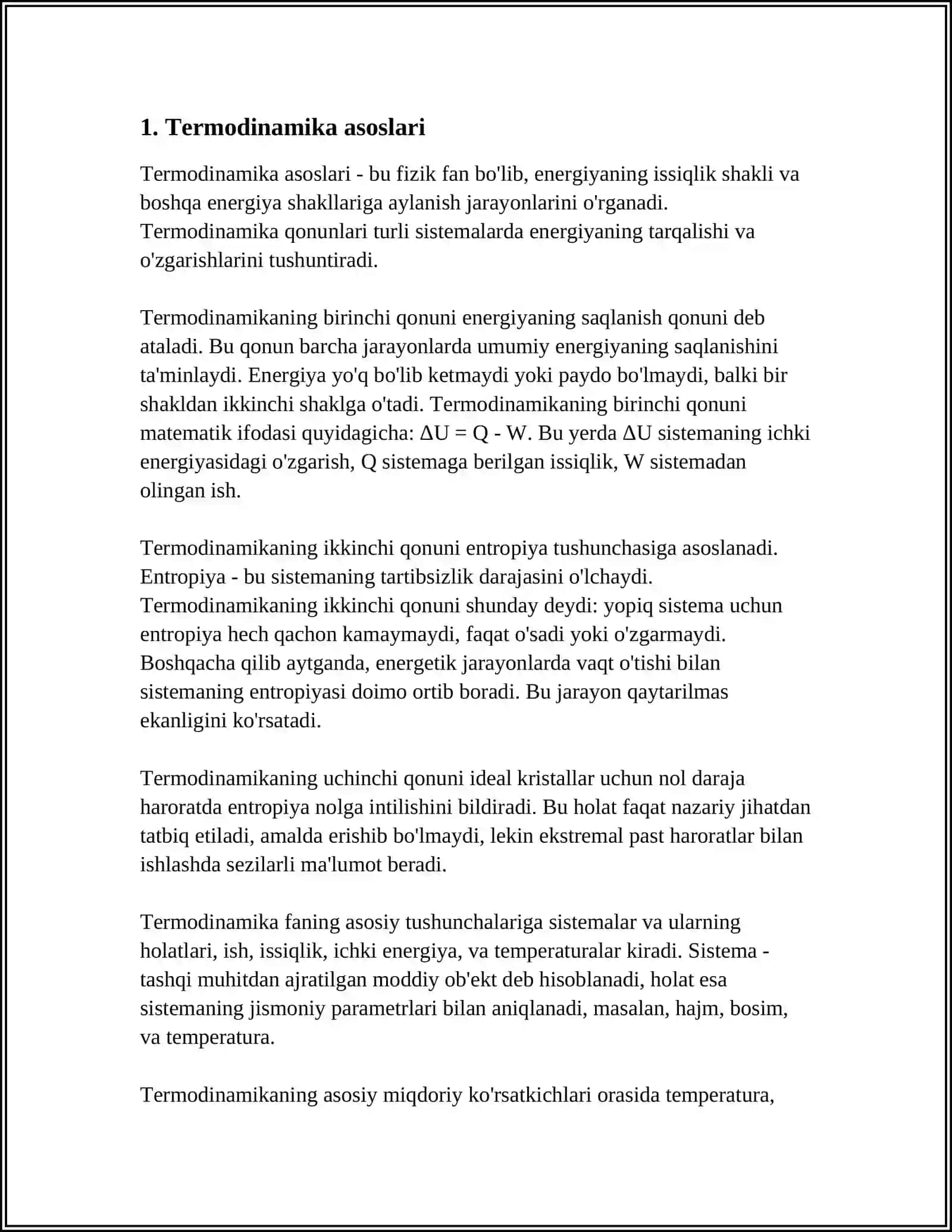 TERMODINAMIKA QONUNLARI 3