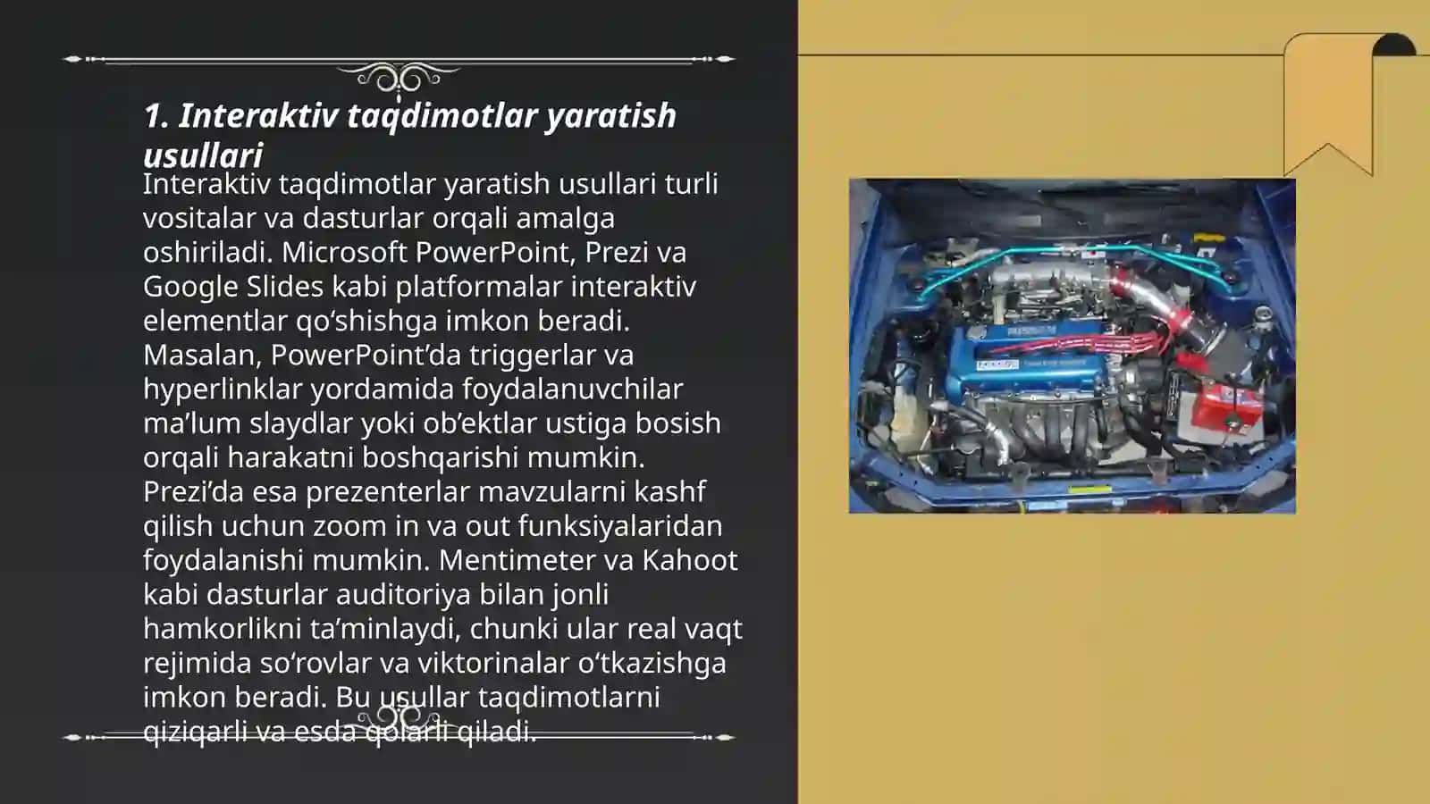 MS Power Pointda oʻrgatuvchi interaktiv taqdimotlar yaratish 3