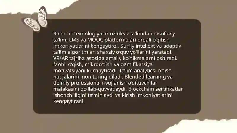 ZLUKSIZ TA’LIMDAGI TENDENSIYALAR VA ZAMONAVIY YONDASHUVLAR 3