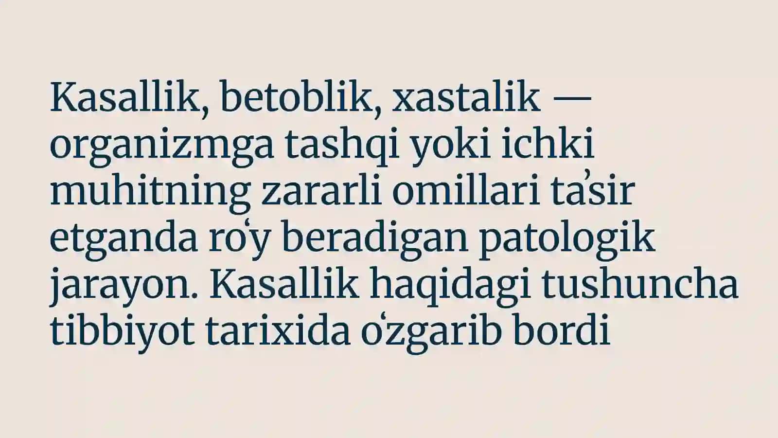 Kasallık davrları 3