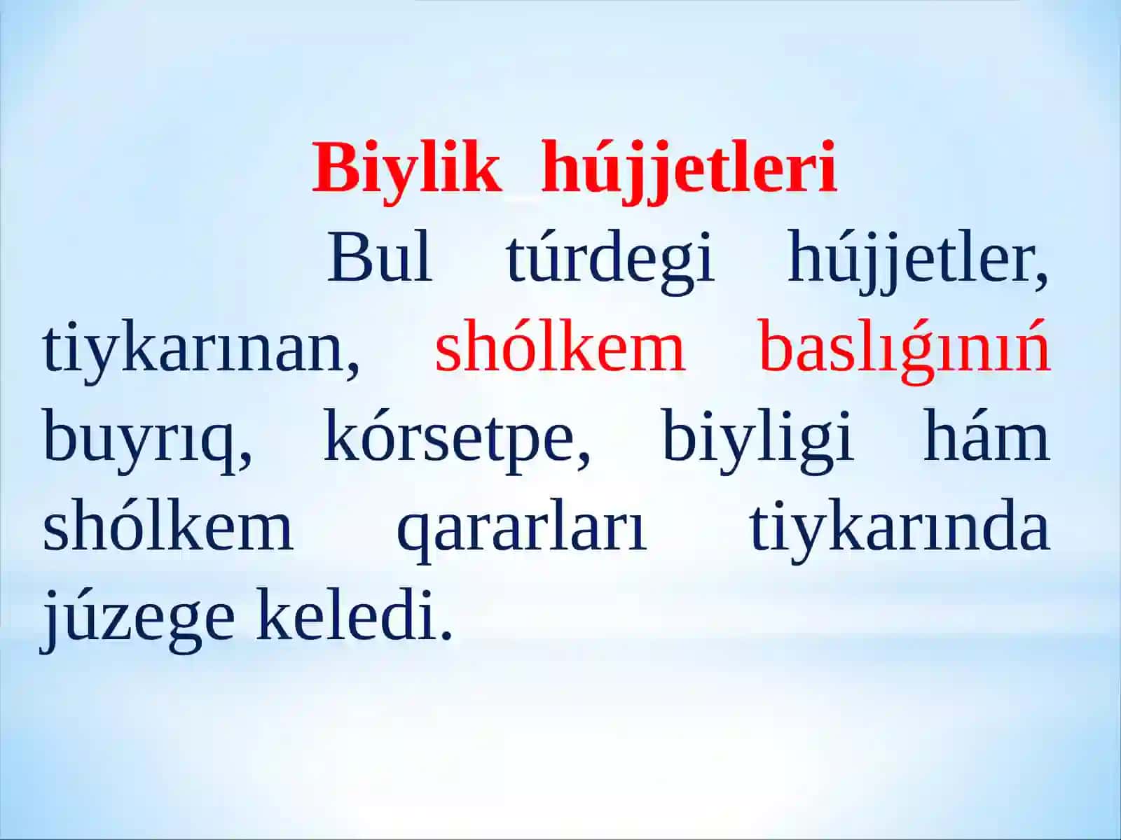 Tarawlarda qollanılatuǵın is qaǵazları 3