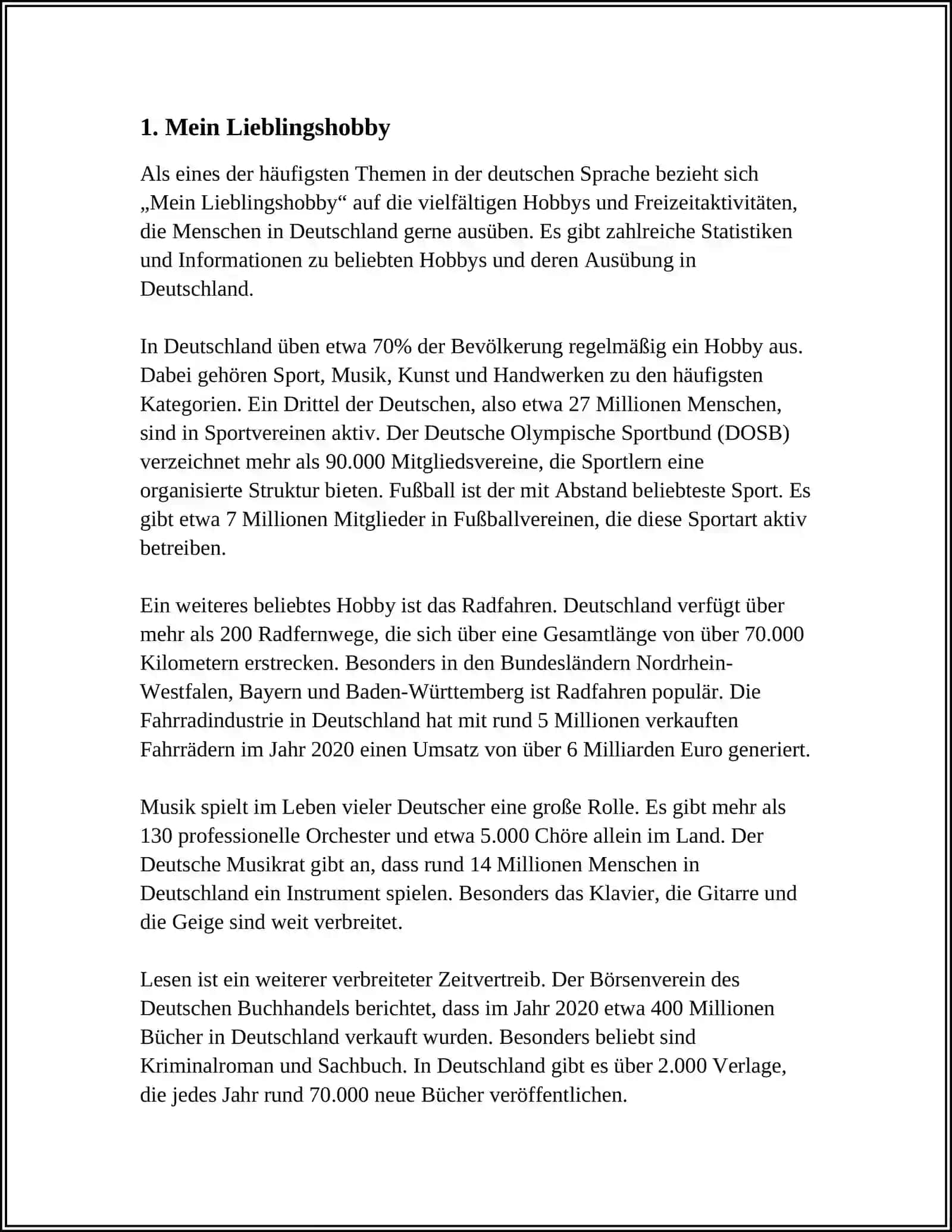 MEIN HOBBY 3
