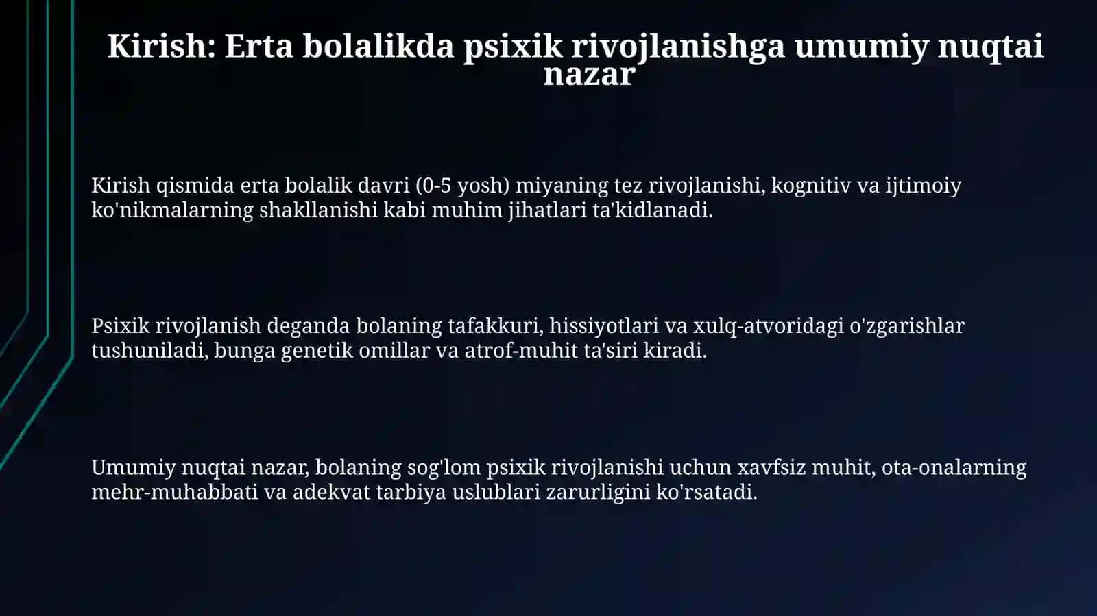Ilk bolalik davrida psixik oʻsish 3