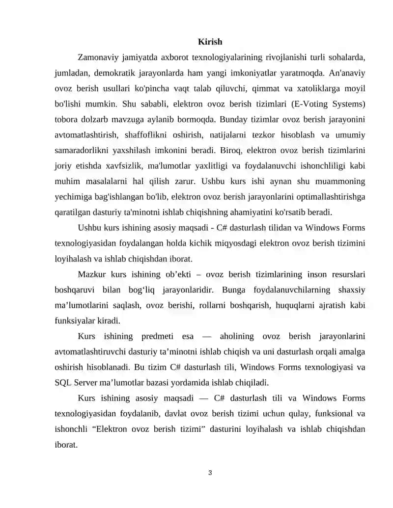 ELEKTRON OVOZ BERISH TIZIMI 3