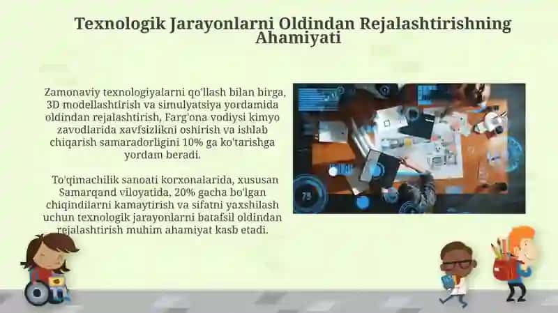 Texnologik Jarayonlarni Oldindan Rejalashtirishning Ahamiyati 3