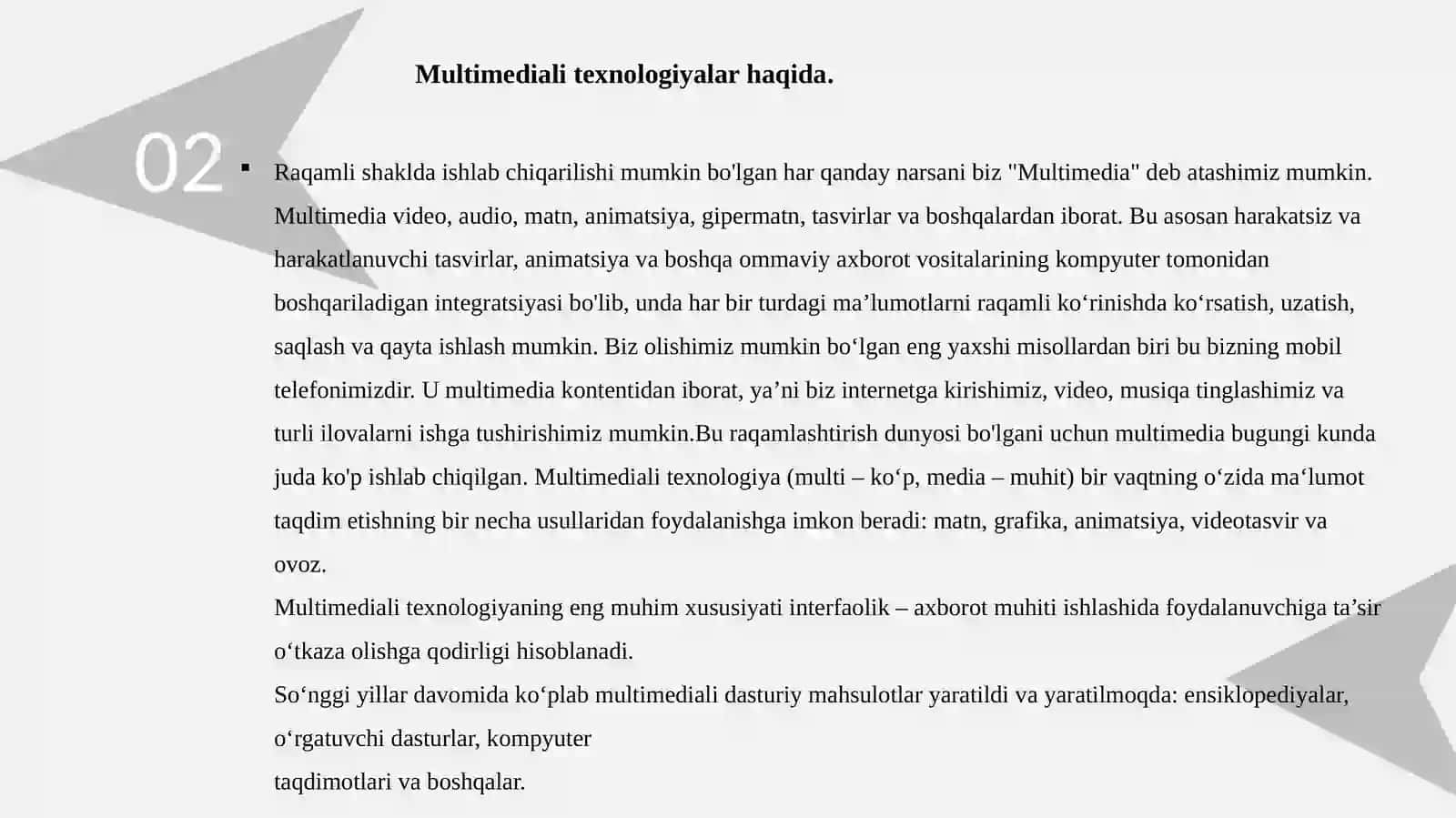 Multimedia maʼlumotlarini qidirish (rasmlar,audio va videolar kabi multimedia kontentini olish) 3